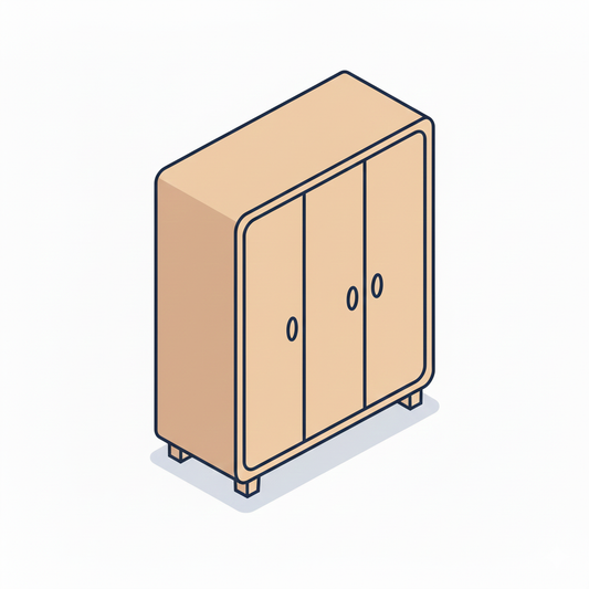 3 Door Wardrobe