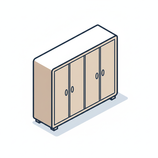 4 Door Wardrobe