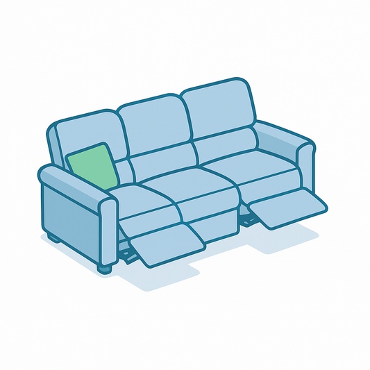 3 Seater Reclining Sofa