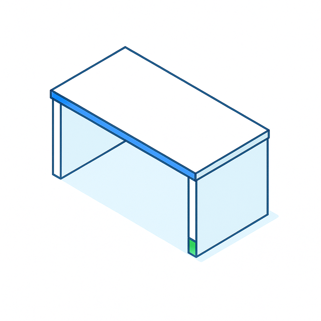 Standard Office Desk (120-160cm)